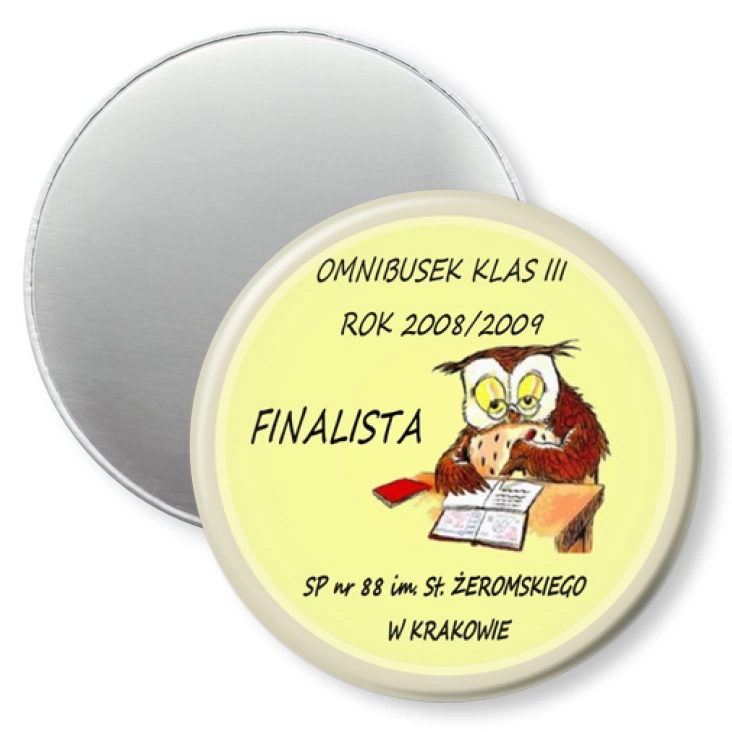 przypinka magnes Omnibusek Finalista