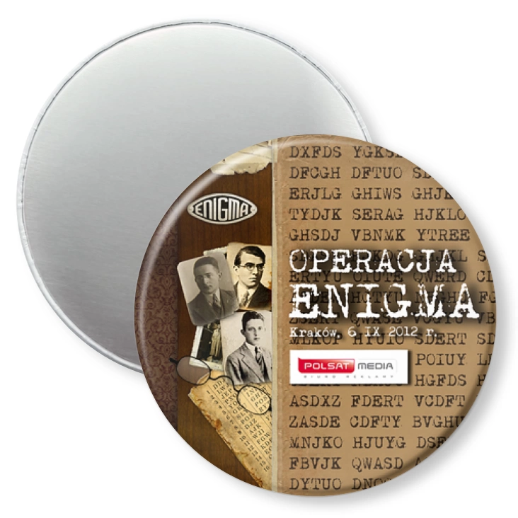 przypinka magnes Operacja Enigma