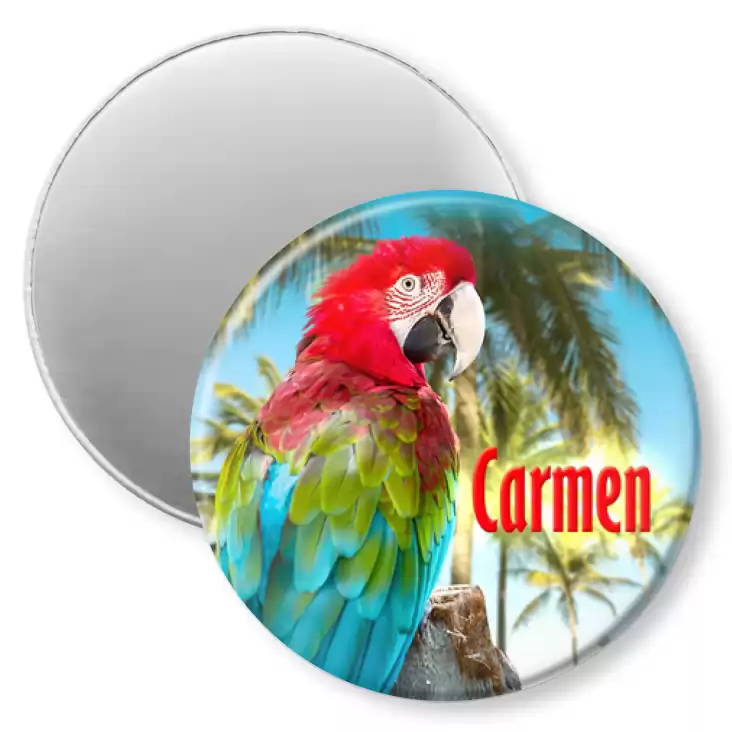 przypinka magnes Papugarnia Carmen