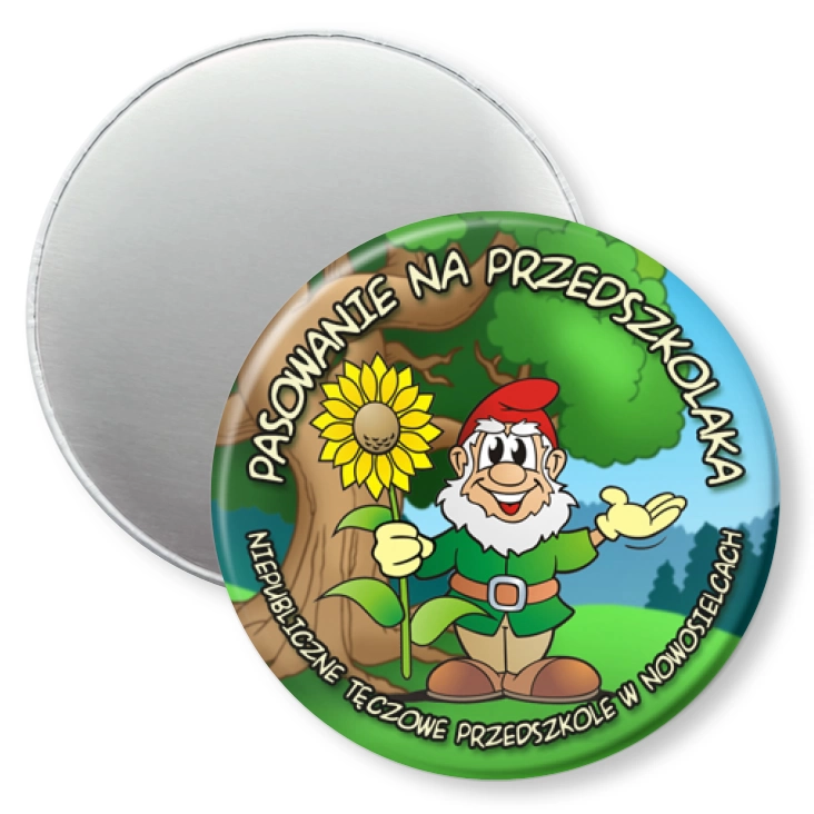 przypinka magnes Pasowanie