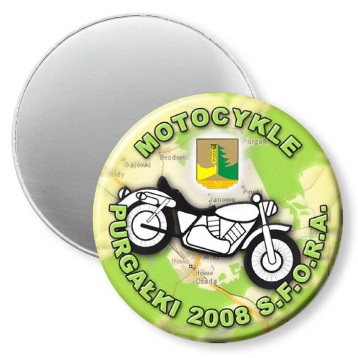 przypinka magnes Purgałki 2008