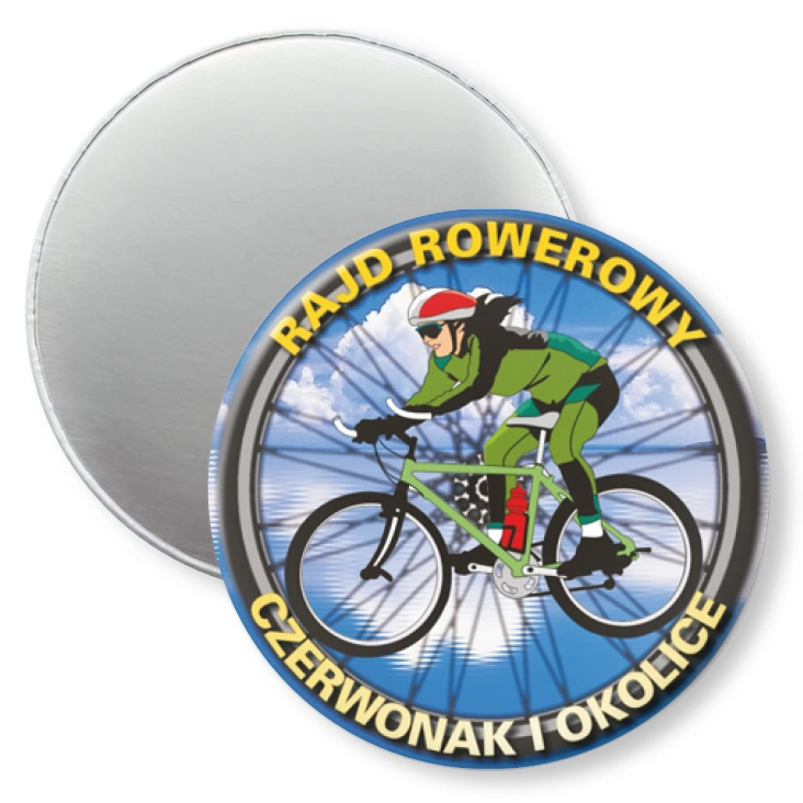 przypinka magnes Rajd Rowerowy - Czerwonak i Okolice
