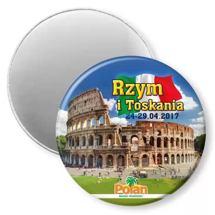 przypinka magnes Rzym i Toskania