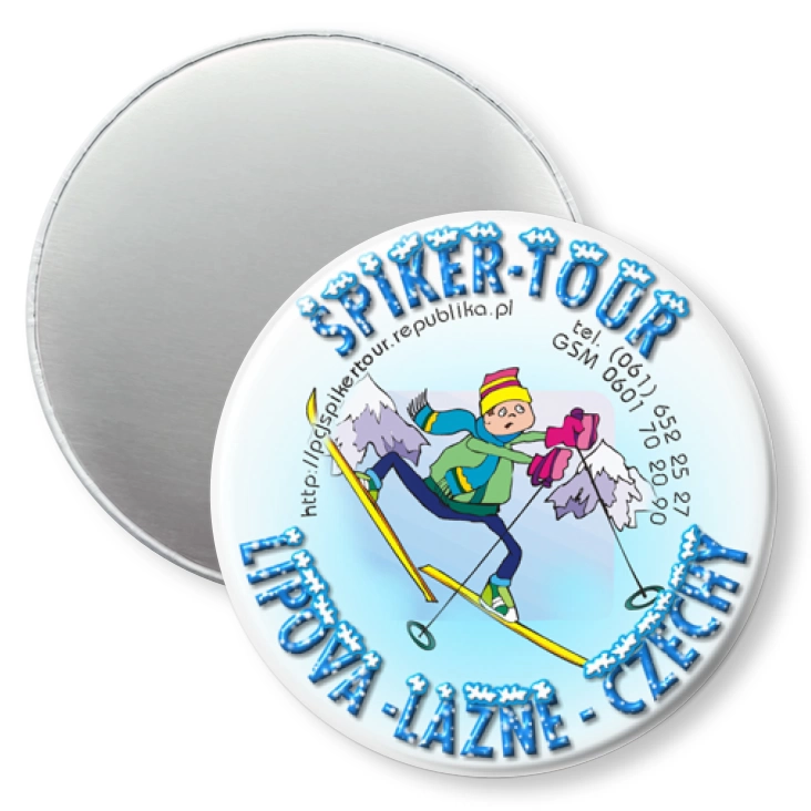 przypinka magnes Spiker-Tour Czechy