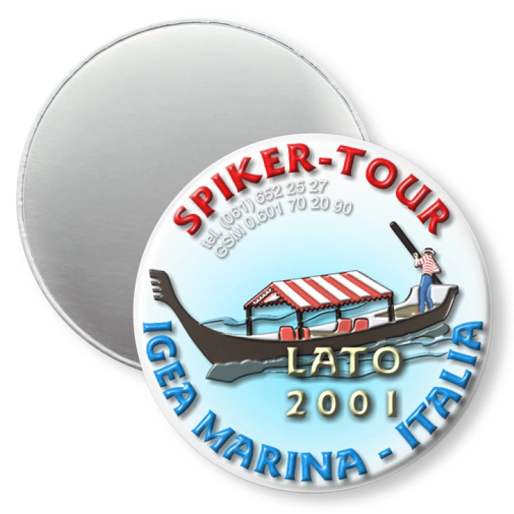 przypinka magnes Spiker-Tour Igea Marina - Italia