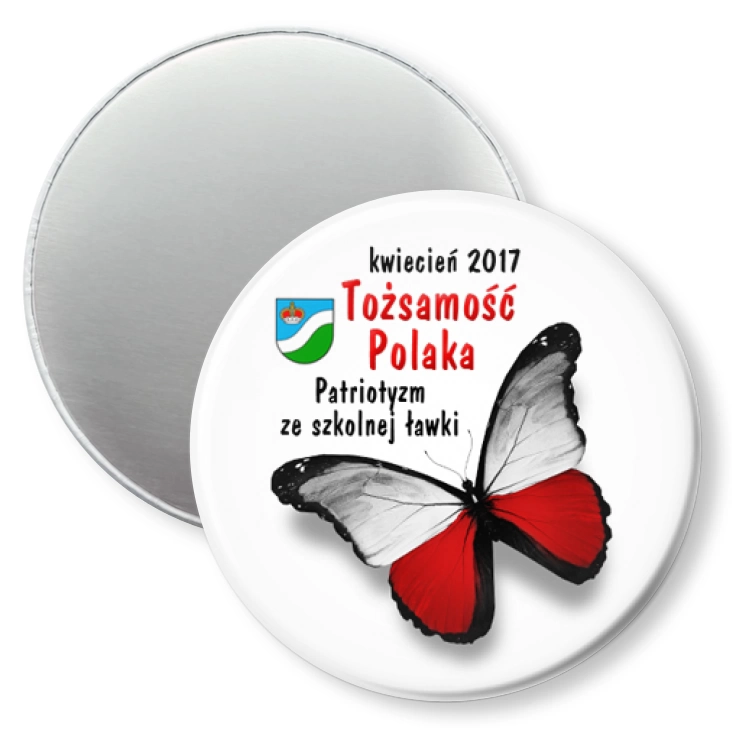 przypinka magnes Tożsamość Polaka