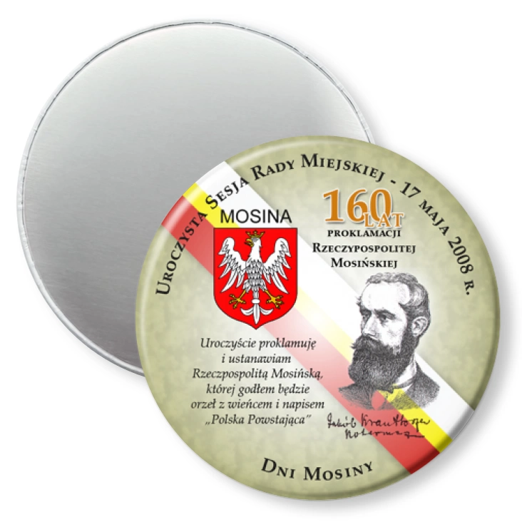 przypinka magnes Uroczysta Sesja Rady Miejskiej