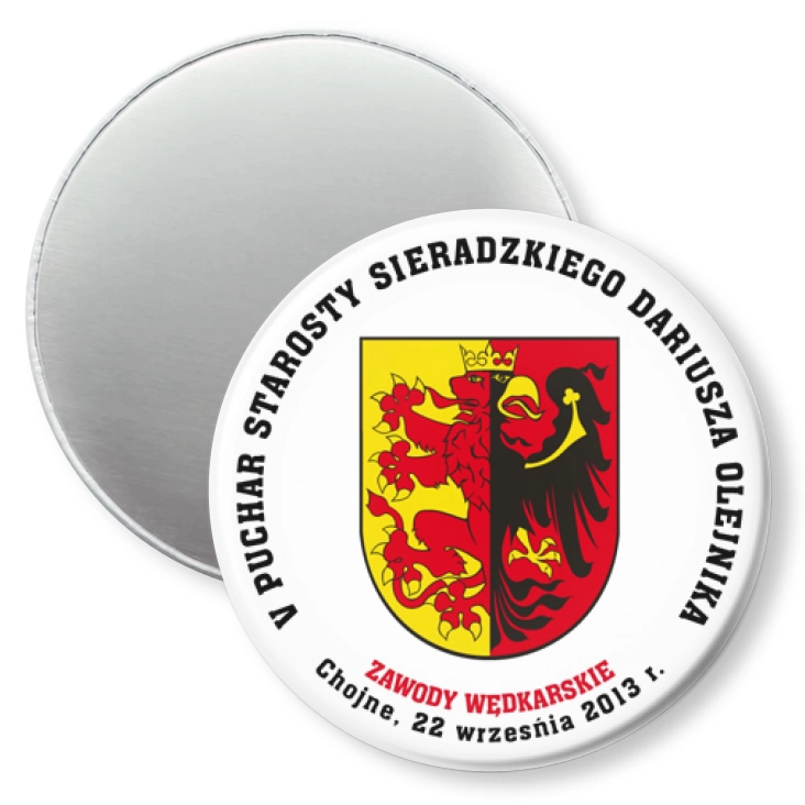 przypinka magnes V Puchar Starosty Sieradzkiego