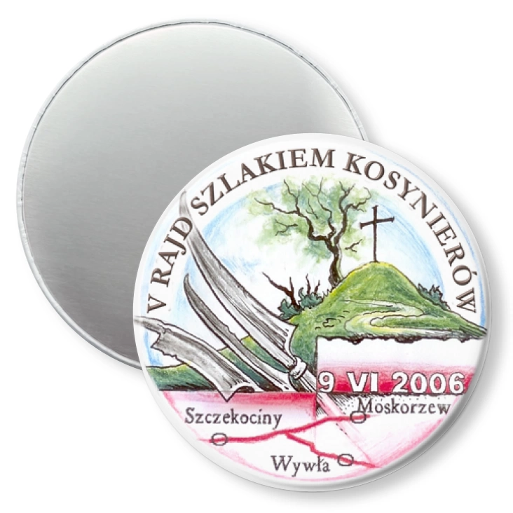 przypinka magnes V Rajd Szlakiem Kosynierów