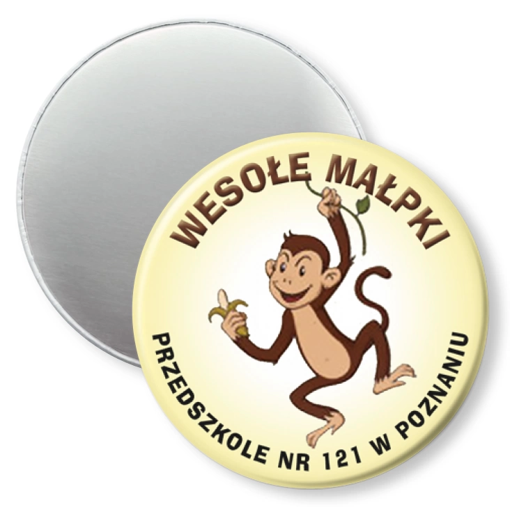 przypinka magnes Wesołe Małpki