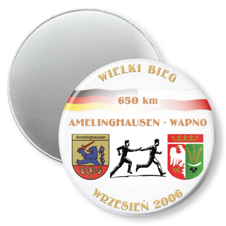 przypinka magnes Wielki Bieg AMELINGHAUSEN - WAPNO
