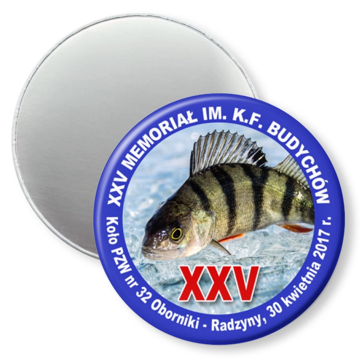 przypinka magnes XXI Memoriał K.F. Budychów