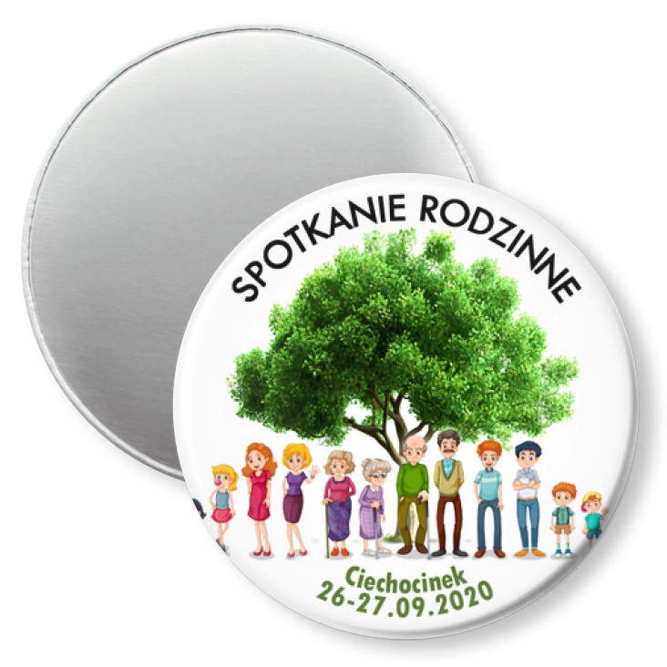 przypinka magnes Zjazd rodzinny