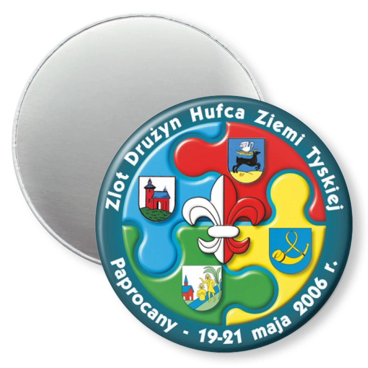 przypinka magnes Zlot Drużyn Hufca Ziemi Tyskiej 2006