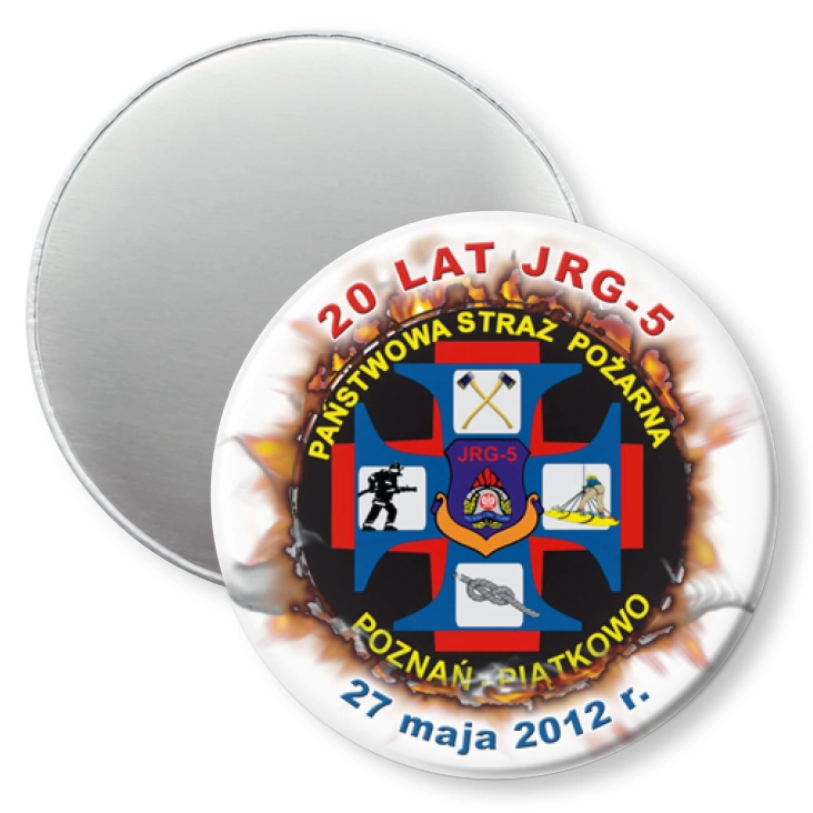 przypinka magnes 20 lat JRG-5