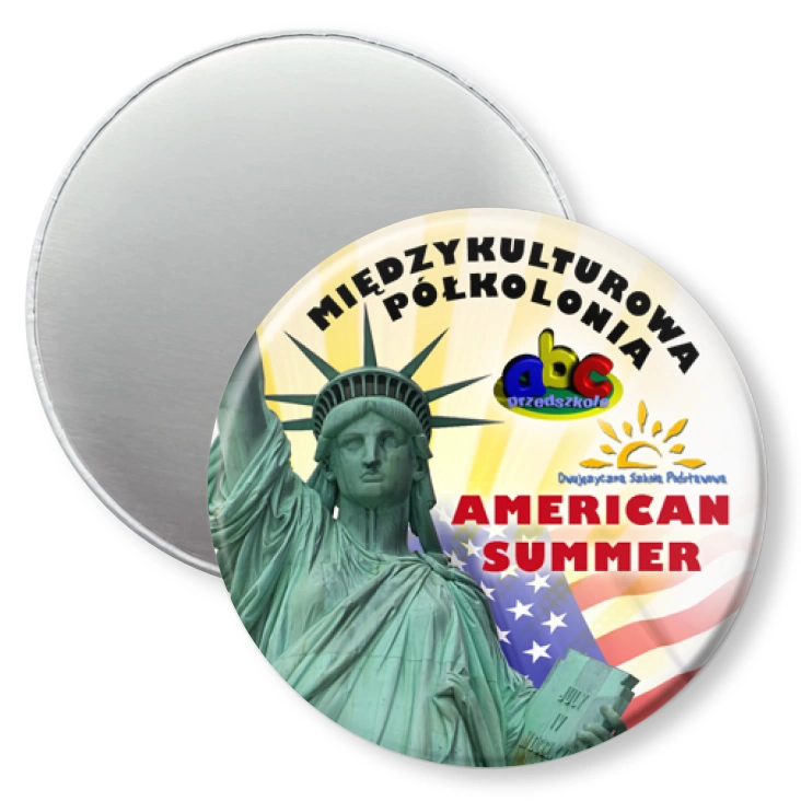 przypinka magnes American Summer