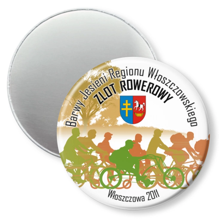 przypinka magnes Barwy Jesieni Regionu Włoszczowskiego 2011