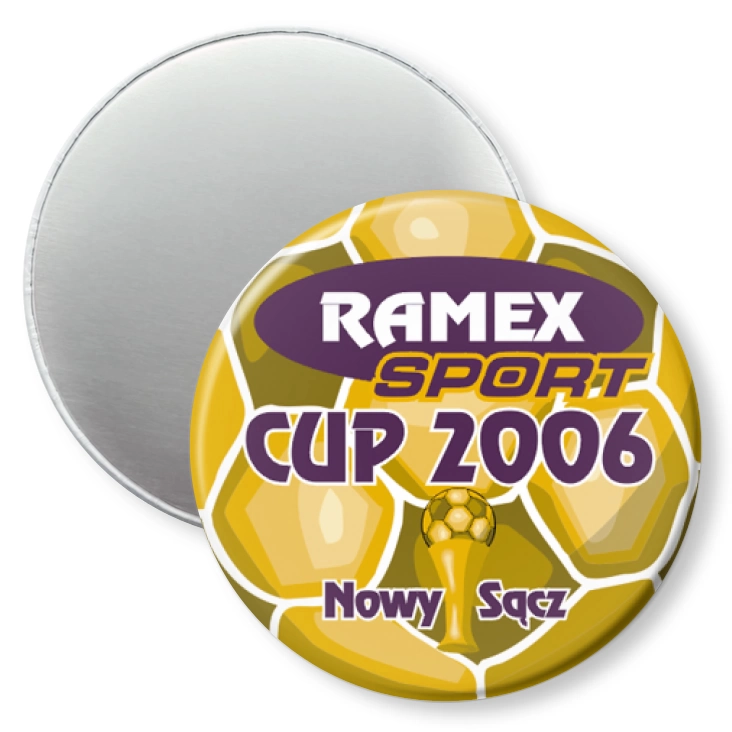 przypinka magnes CUP 2006 - Nowy Sącz