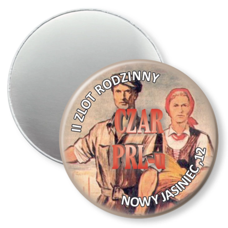 przypinka magnes Czar PRL-u