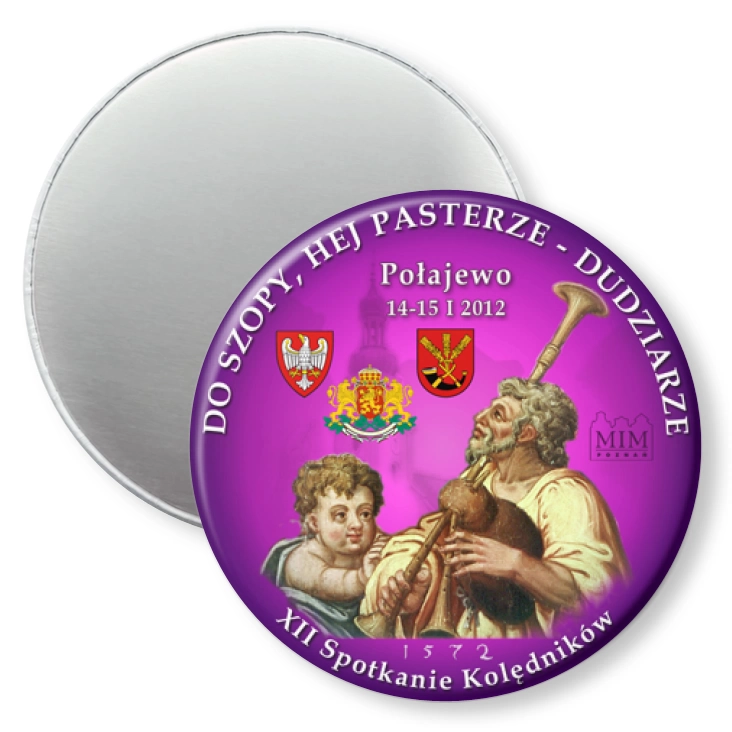 przypinka magnes Dudziarze 2012