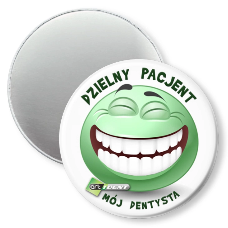 przypinka magnes Dzielny Pacjent