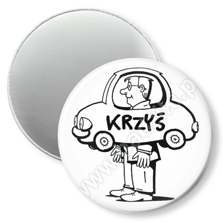 przypinka magnes Fundacja Krzyś