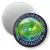 Przypinka magnes Globetrotter