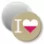 Przypinka magnes I love poland