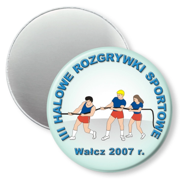 przypinka magnes III Halowe Rozgrywki Sportowe