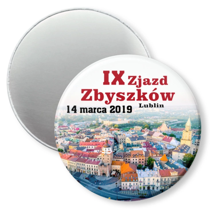 przypinka magnes IX Zjazd Zbyszków