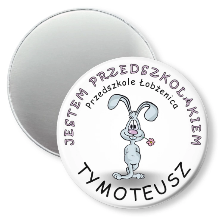 przypinka magnes Jestem przedszkolakiem
