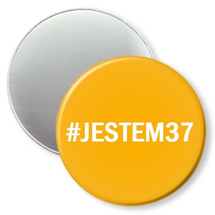 przypinka magnes #jestem37