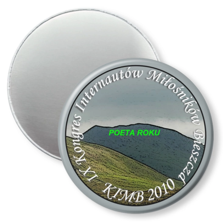 przypinka magnes KIMB 2010 - poeta roku