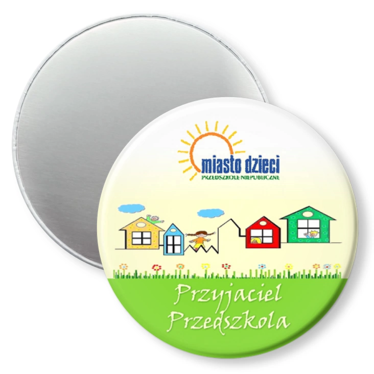 przypinka magnes Miasto Dzieci