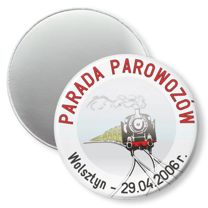 przypinka magnes Parada Parowozów - Wolsztyn 2006