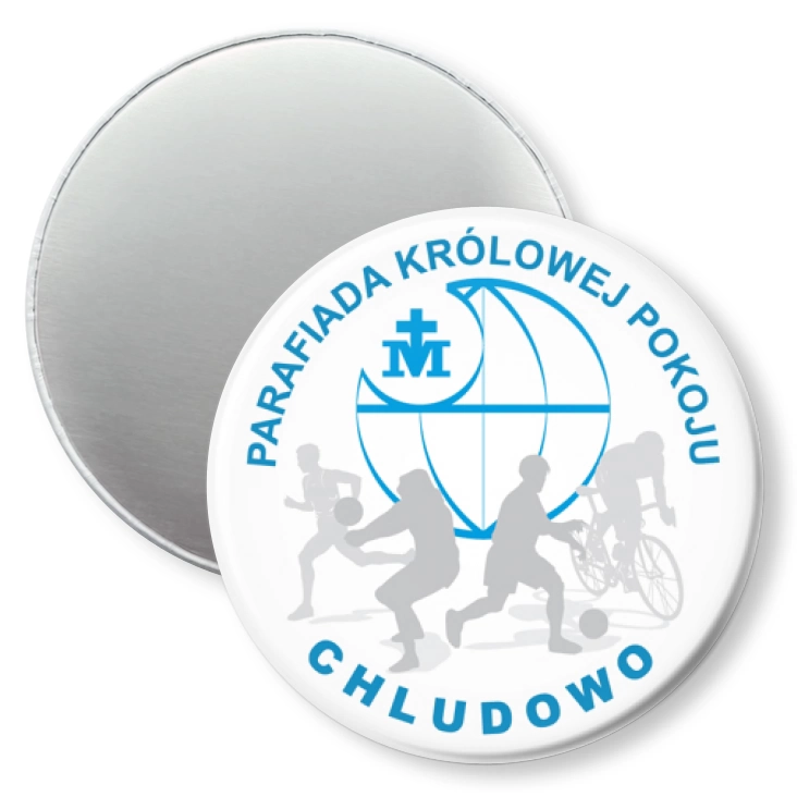 przypinka magnes Parafiada Królowej Pokoju