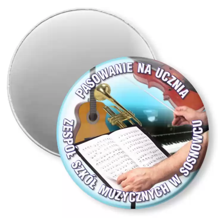 przypinka magnes Pasowanie - Zespół Szkół Muzycznych w Sosnowcu