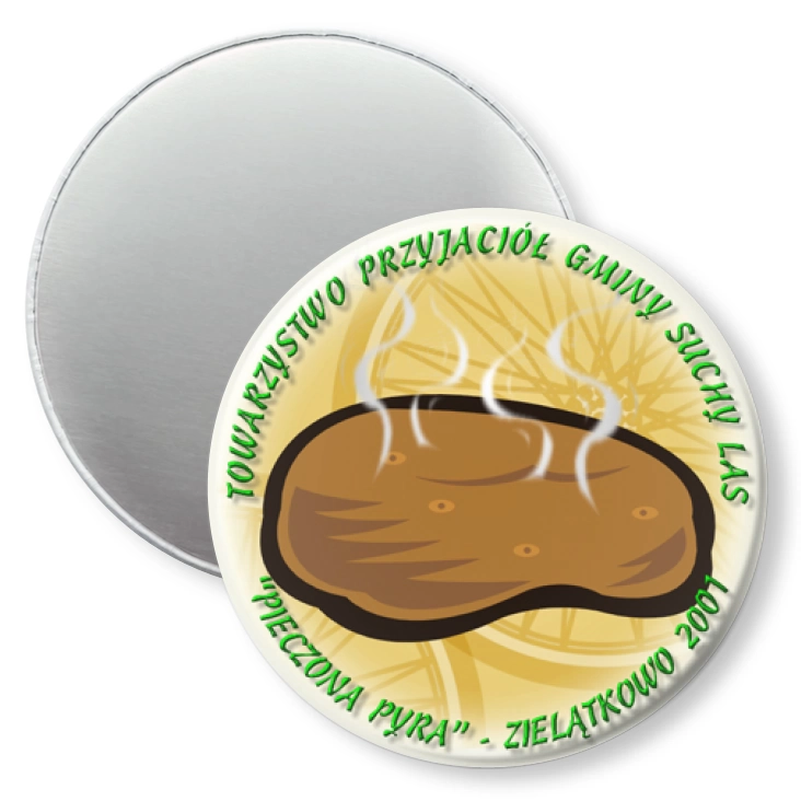 przypinka magnes Pieczona Pyra 2001