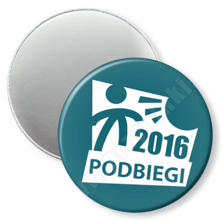 przypinka magnes Podbiegi 2016