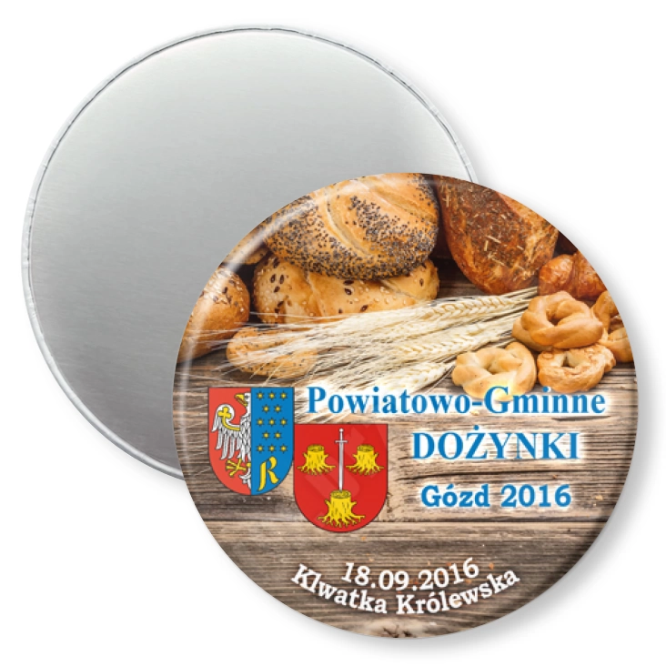 przypinka magnes Powiatowo-Gminne Dożynki Gózd 2016