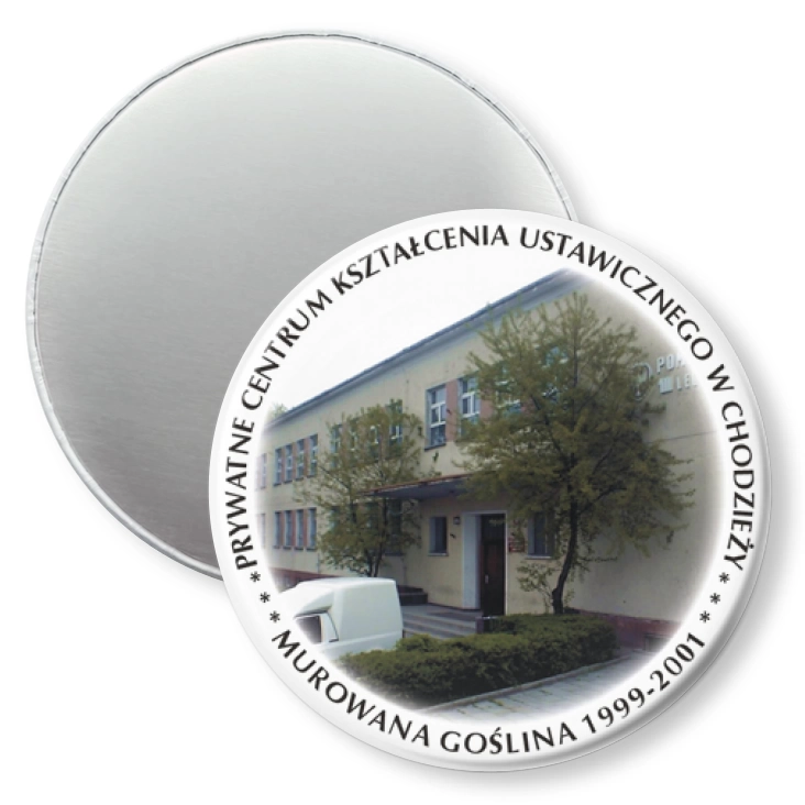 przypinka magnes Prywatne Centrum Kształcenia Ustawicznego w Chodzieży