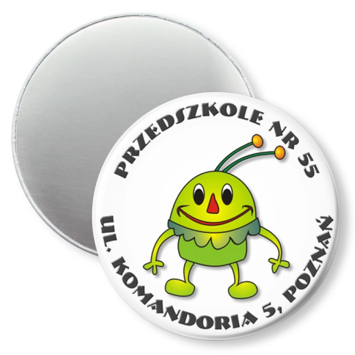 przypinka magnes Przedszkole nr 55