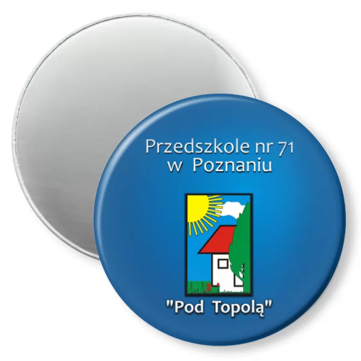 przypinka magnes Przedszkole nr 71 w Poznaniu
