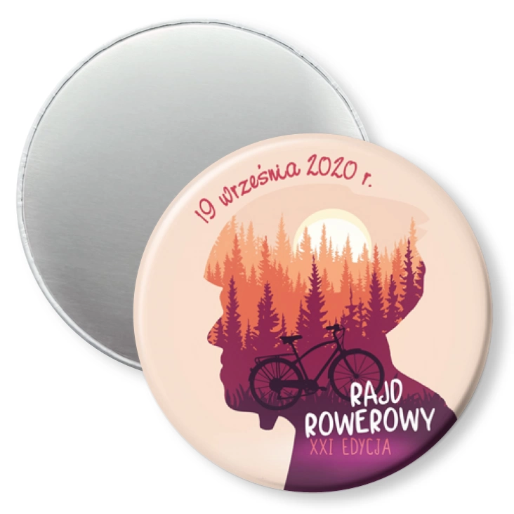 przypinka magnes Rajd Rowerowy