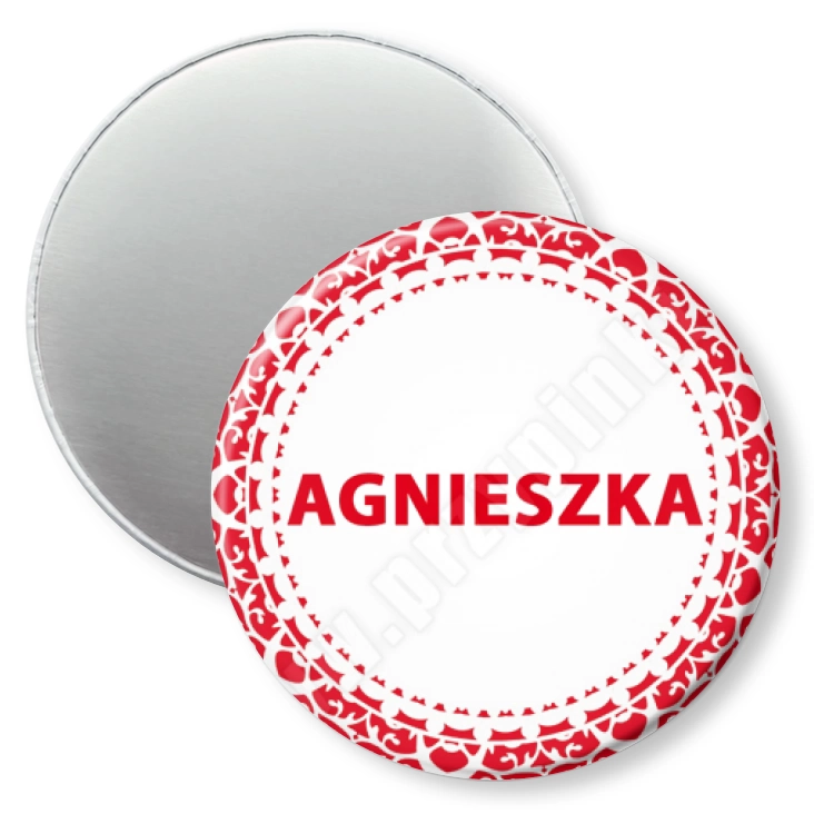 przypinka magnes Recepcjonistka
