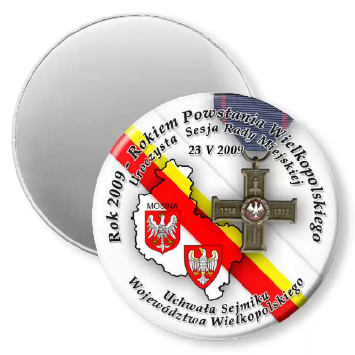przypinka magnes Rok 2009 - rokiem Powstania Wielkopolskiego