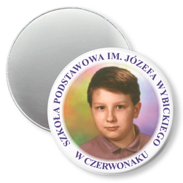przypinka magnes SP im. J. Wybickiego w Czerwonaku