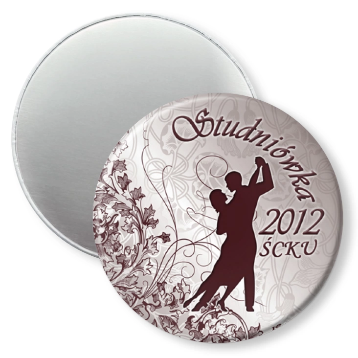 przypinka magnes Studniówka 2012 - ŚCKU