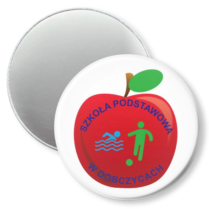 przypinka magnes Szkoła Podstawowa w Dobczycach