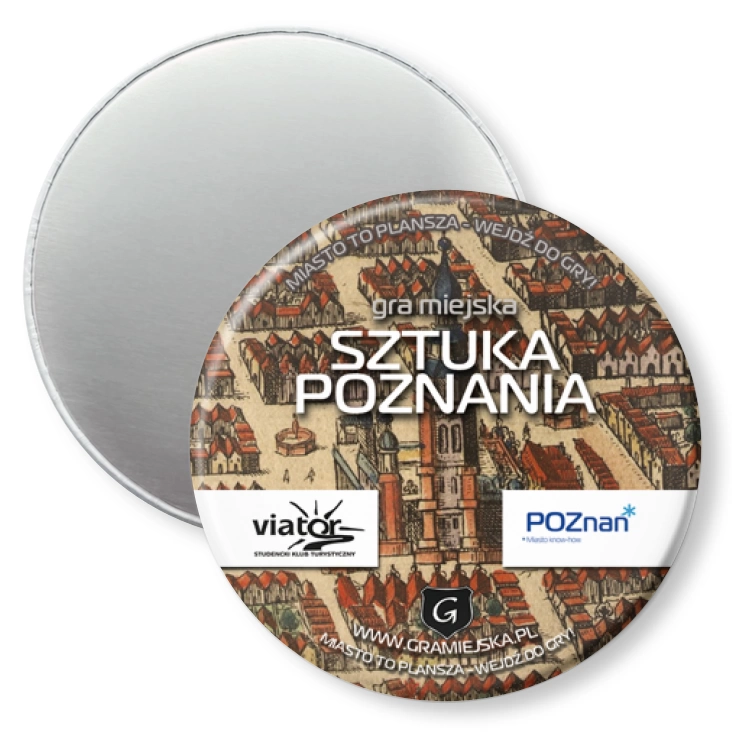 przypinka magnes Sztuka Poznania